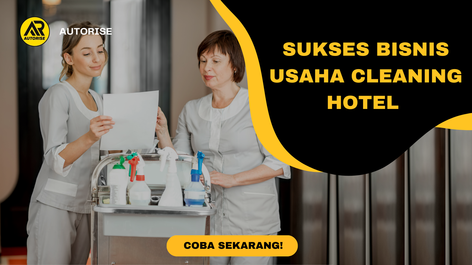 Kursus Usaha Bisnis Cleaning Hotel – Paket Basic